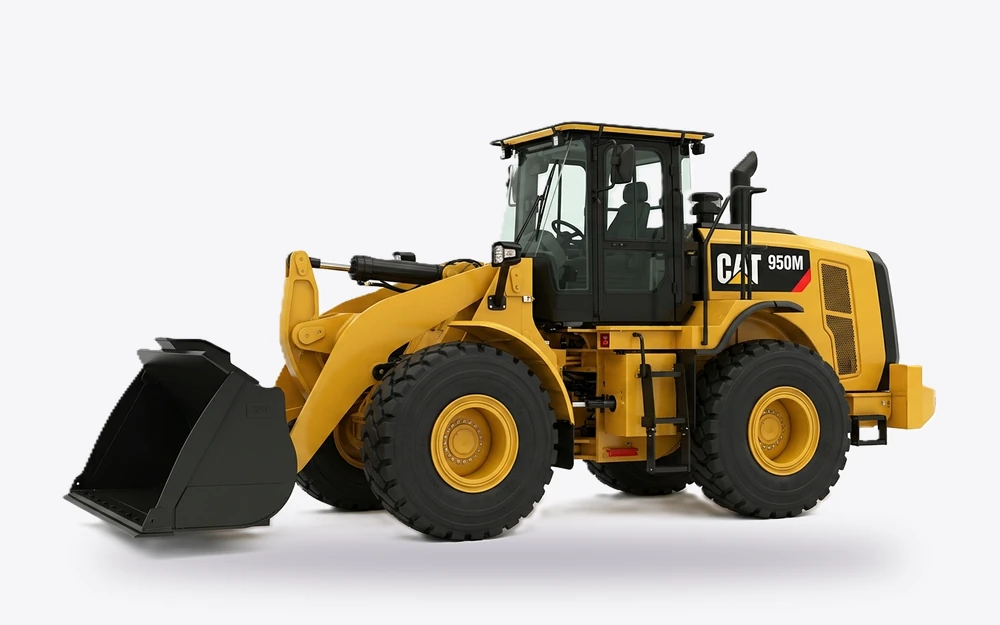 Yellow wheel loader